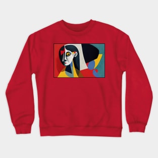 Abstract woman Crewneck Sweatshirt